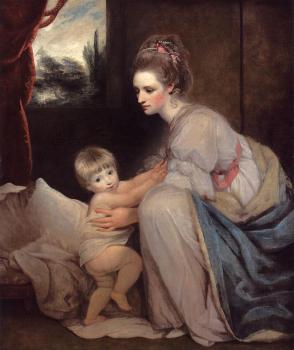 Joshua Reynolds : Portrait Of The Hon. Mrs. William Beresford